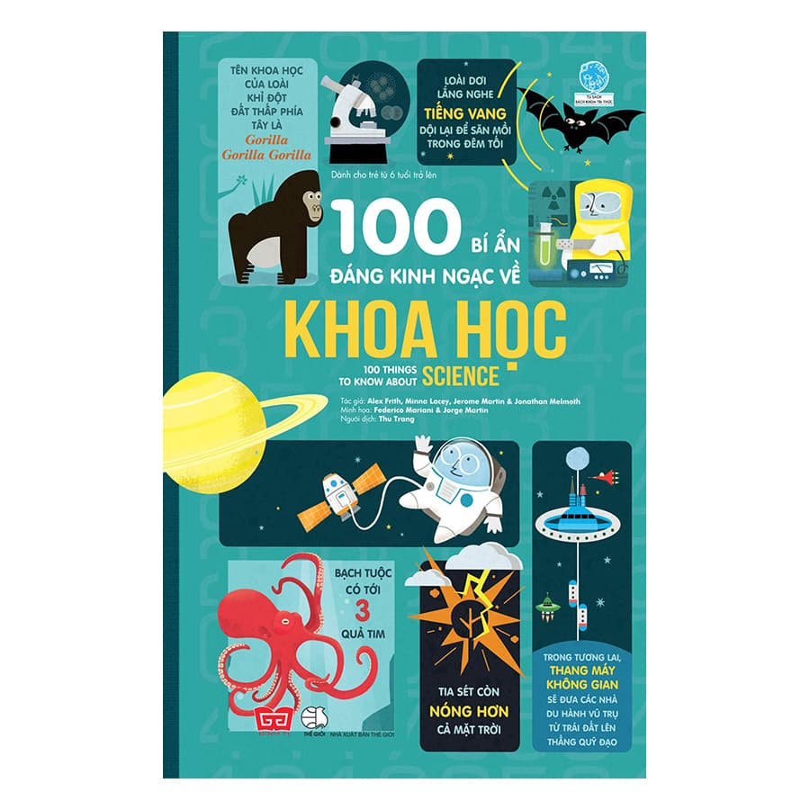 Sách 100 Bí Ẩn Đáng Kinh Ngạc Về Khoa Học USBORNE 100 Things To Know About Science
