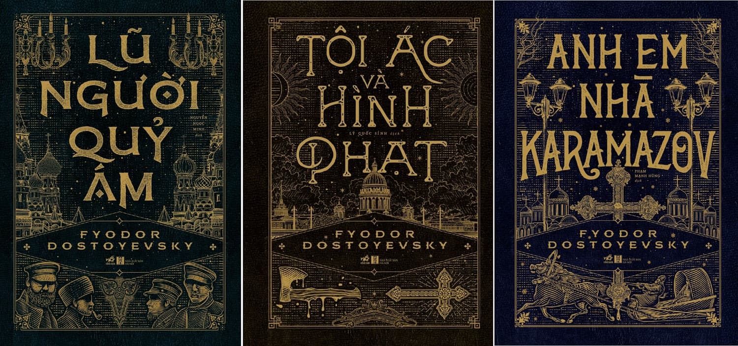 Combo Sách Tội Ác Và Hình Phạt Anh Em Nhà Karamazov Lũ Người Quỷ Ám