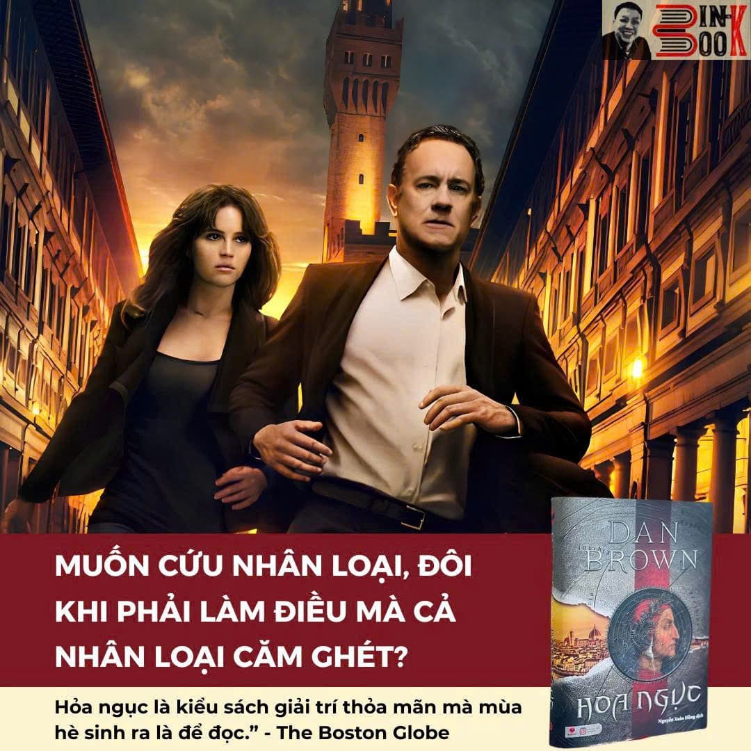HỎA NGỤC Dan Brown bìa cứng Bách Việt Nguyễn Xuân Hồng dịch tái bản 2022