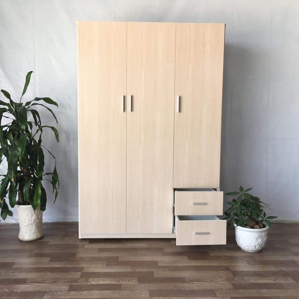Tủ áo MRC 12318547 Cm màu gỗ tự nhiên