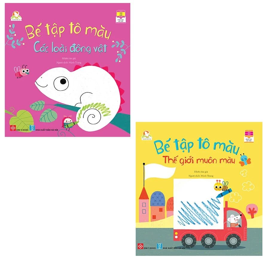 Combo Bé Tập Tô Màu 2 Tập