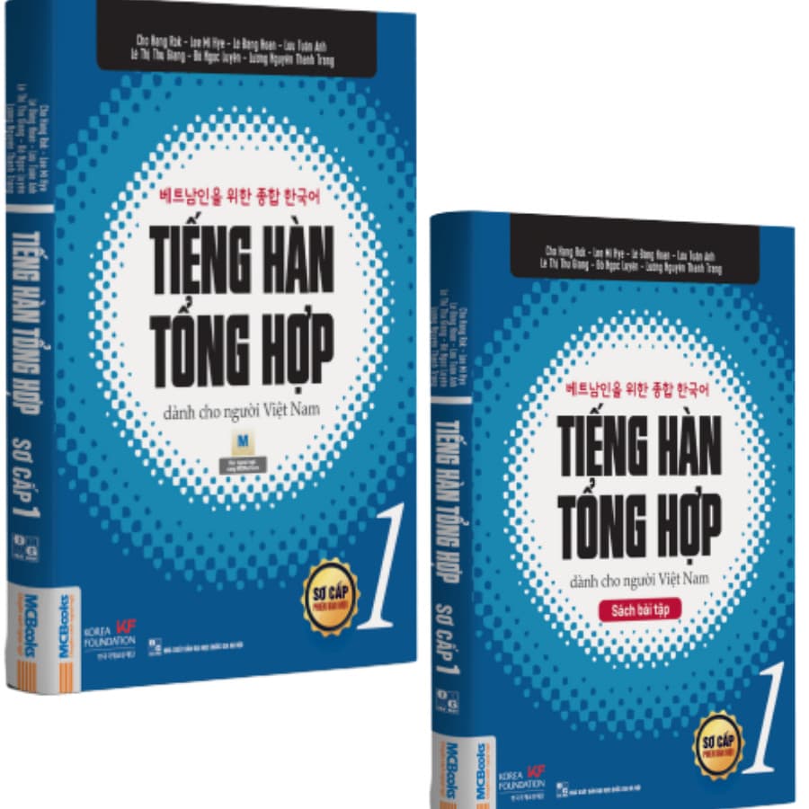 Combo Sách Tiếng hàn tổng hợp dành cho người Việt Nam Sơ cấp 1 Phiên bản 1 màu