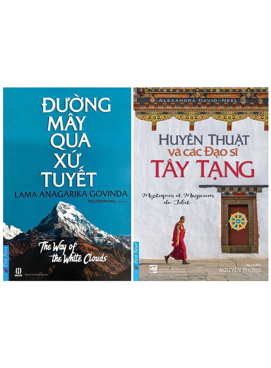 Combo Đường Mây Qua Xứ Tuyết Huyền Thuật Và Các Đạo Sĩ Tây Tạng 2 Quyển