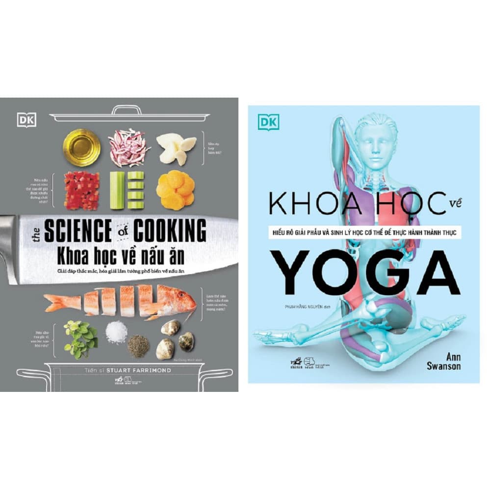 Combo Sách Khoa Học Về Nấu Ăn Khoa Học Về Yoga