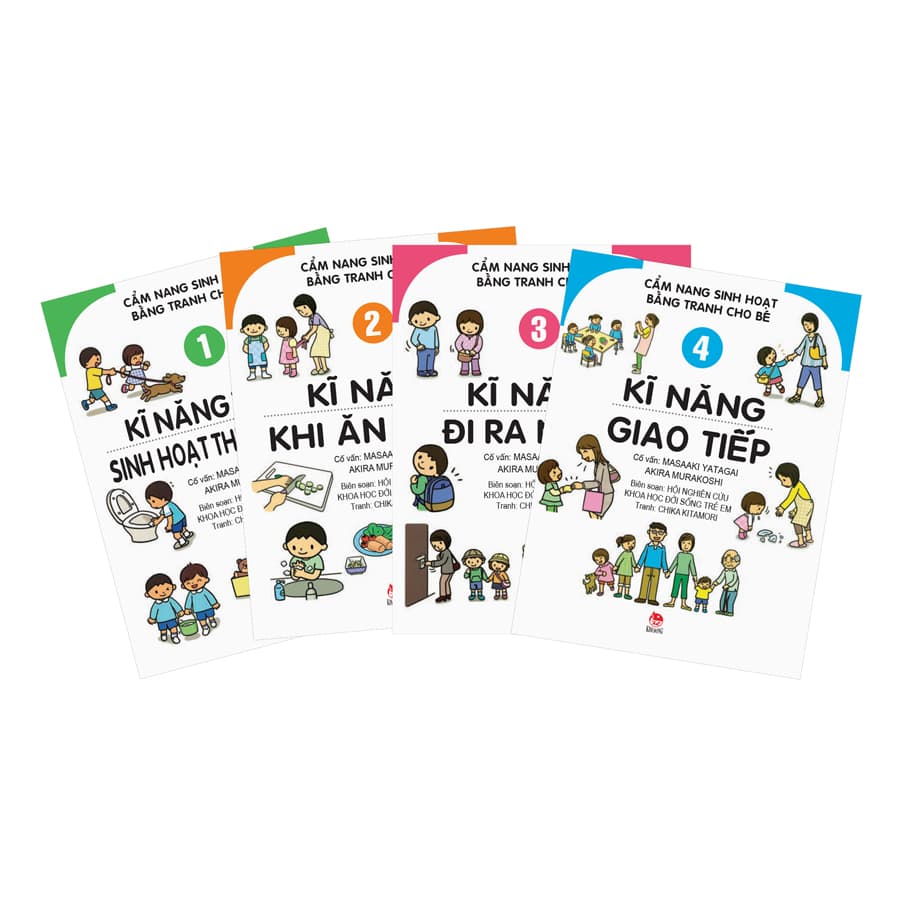 Combo Cẩm Nang Sinh Hoạt Bằng Tranh Cho Bé 4 tập 2019