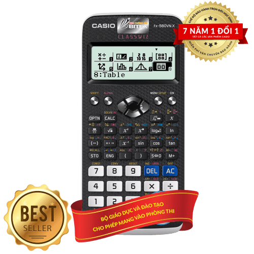 Máy Tính CASIO FX580VN X Màu đen