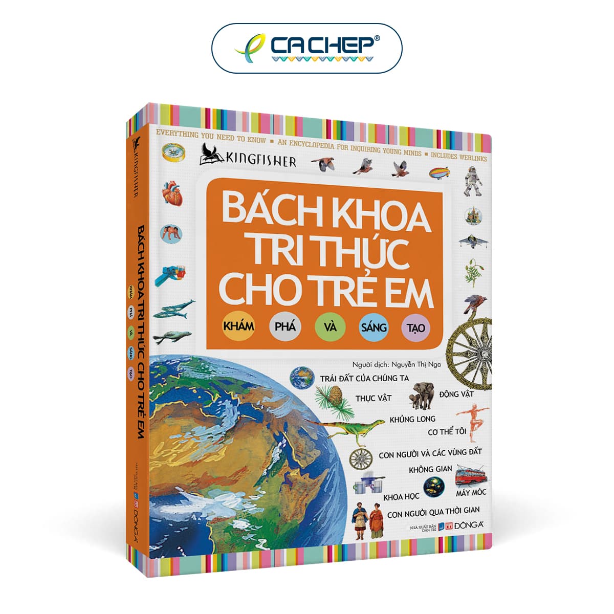 Sách Bách Khoa Tri Thức Cho Trẻ Em Khám Phá Và Sáng Tạo Đông A Tái Bản