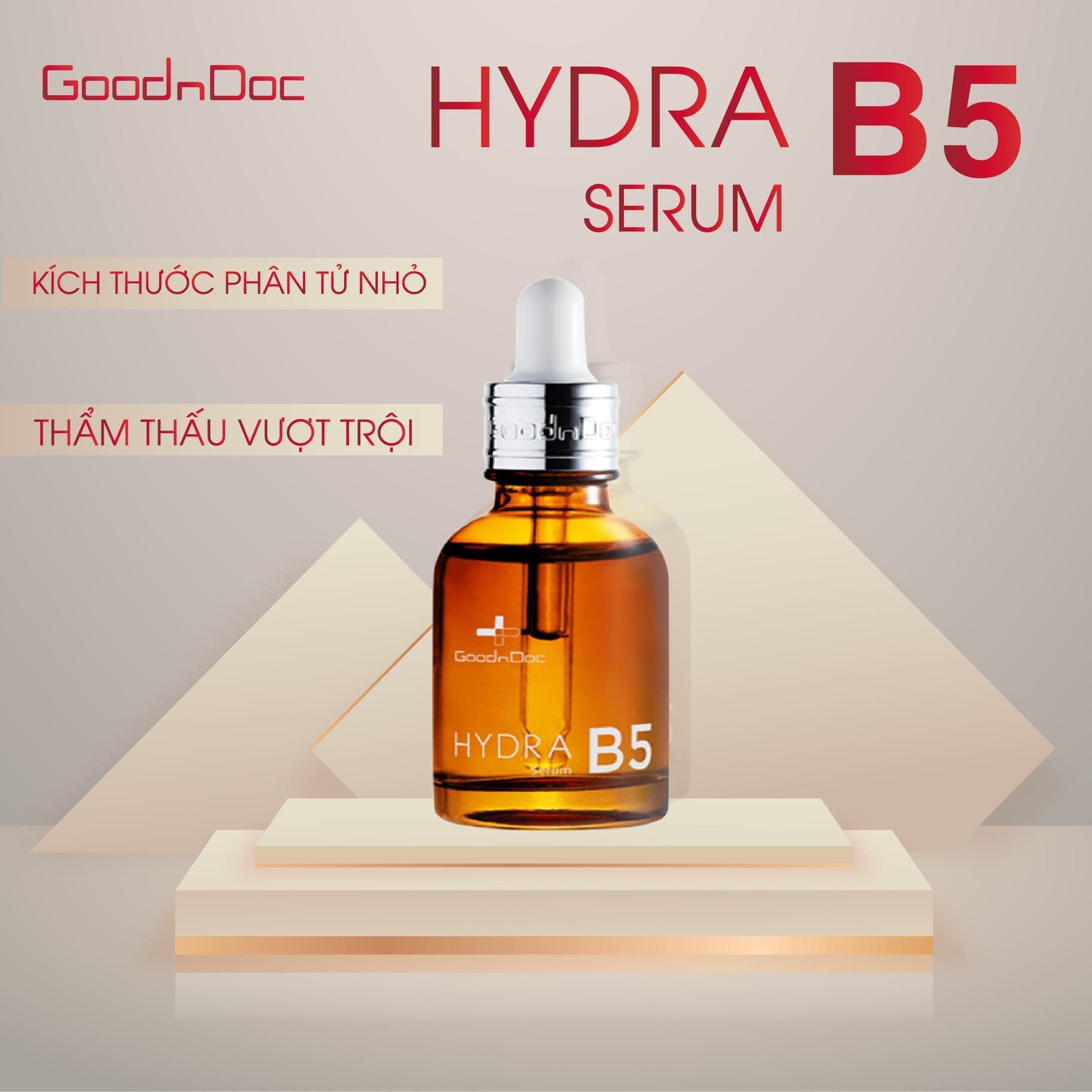 Serum Dưỡng Ẩm Phục Hồi Da GoodnDoc Hydra B5 Serum B5 GoodnDoc 30ml