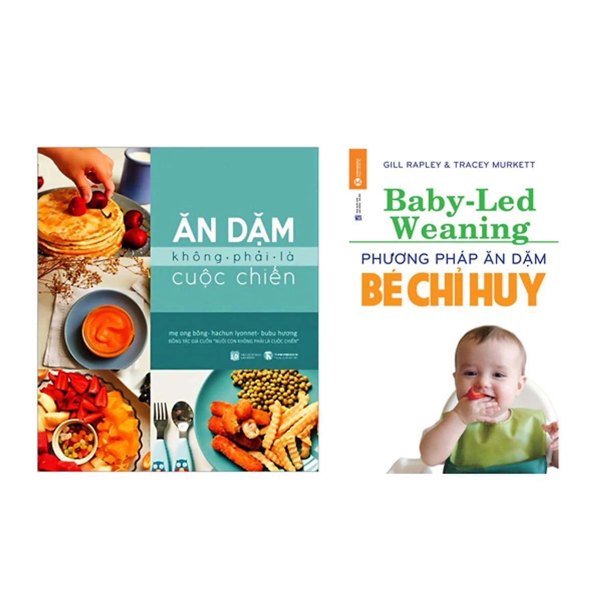 Combo Ăn Dặm Không Phải Là Cuộc Chiến Và Phương Pháp Ăn dặm Do Bé Chỉ Huy Tặng kèm poster An Toàn Cho Con Yêu Quy Tắc An Toàn 5 Ngón Tay