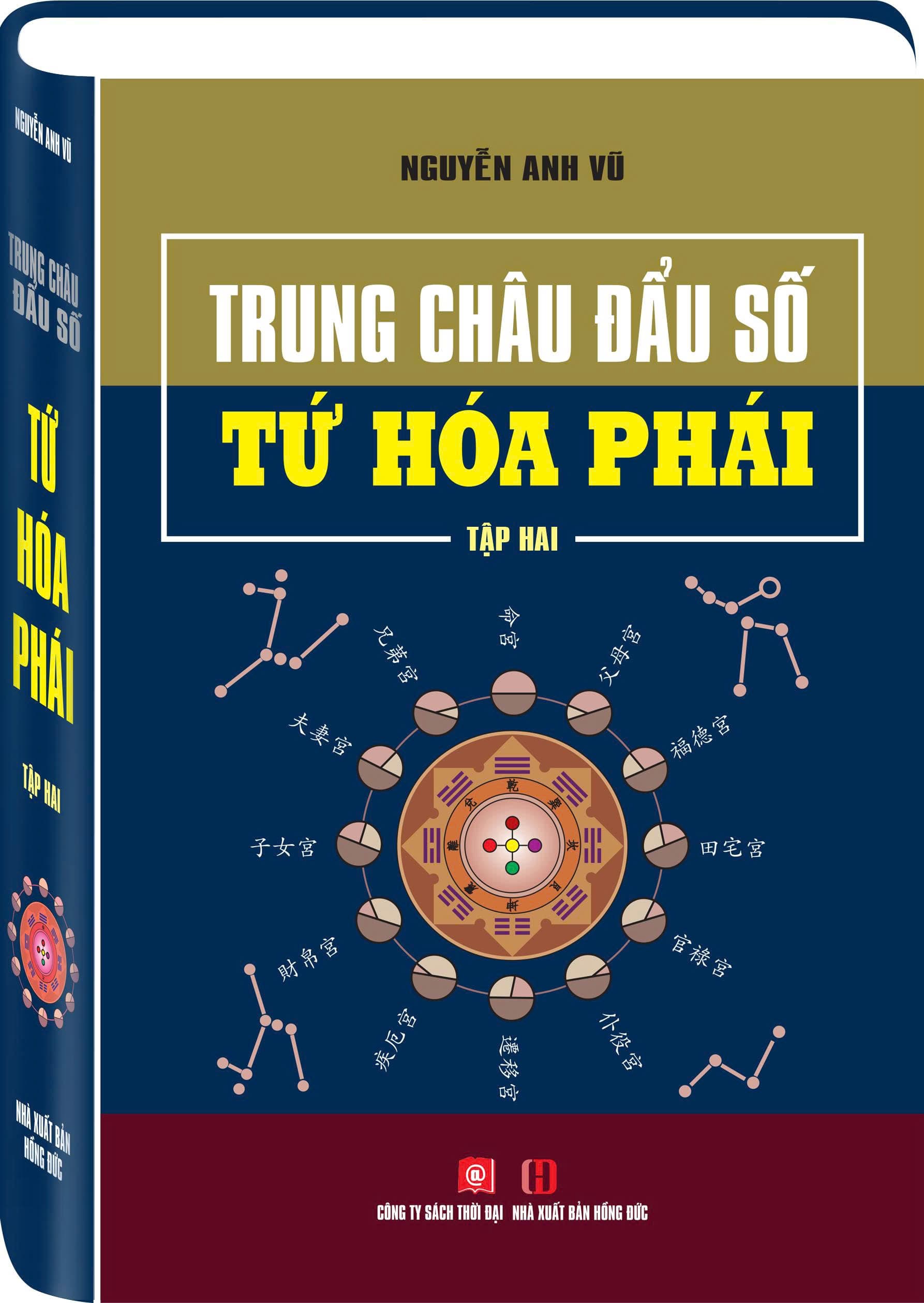 Sách Trung Châu Đẩu Số Tứ Hóa Phái Trọn Bộ 2 Tập