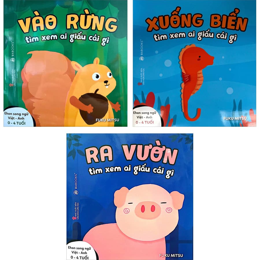 Combo 3 Cuốn Sách Ehon Ai Giấu Cái Gì Đó Dành Cho Trẻ Từ 0 4 Tuổi