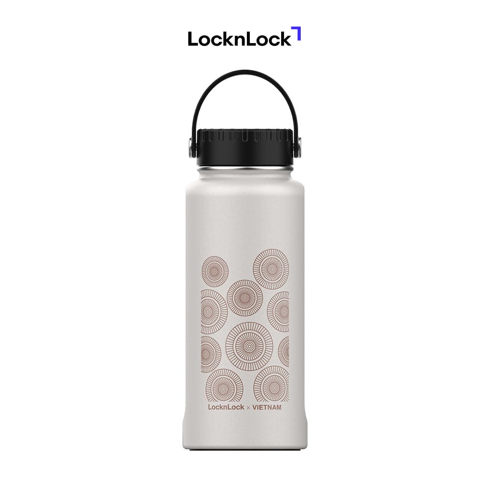 Bình giữ nhiệt LocknLock Riga Tumbler Vietnam Edition LHC4160 897ml Be