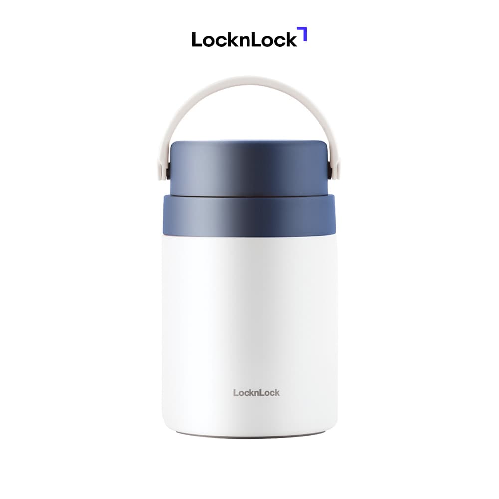 Hộp giữ nhiệt đựng đồ ăn có tay cầm Handle Food Jar LocknLock 700ml LHC8042NVY Màu navy