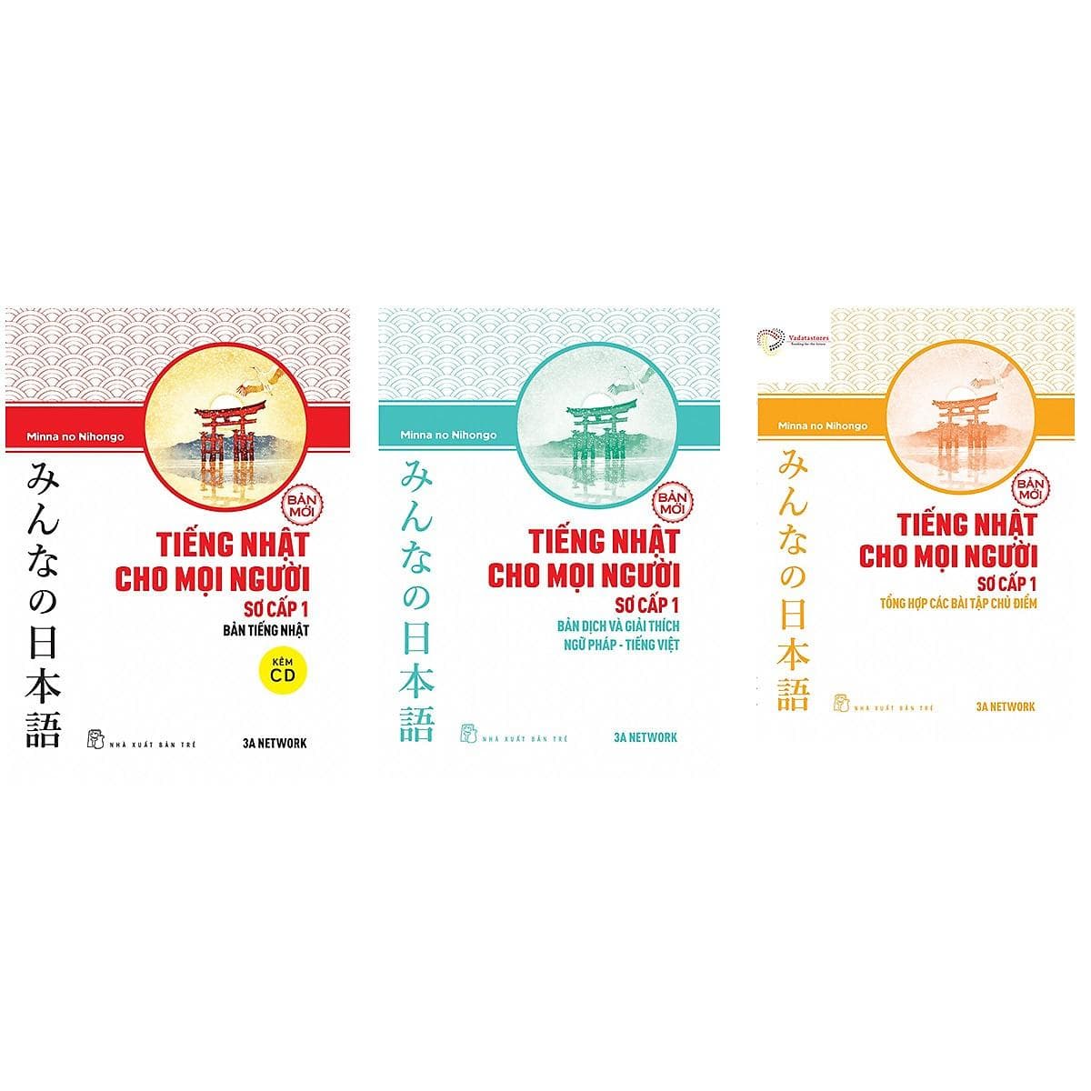 Combo Sách Tiếng Nhật Dành Cho Mọi Người Sơ Cấp 1 Bản Tiếng Nhật Bản Dịch Và Ngữ Pháp Tiếng Việt Tổng Hợp Các Bài Tập Chủ Điểm Bộ Minna no Nihongo Bán Chạy Nhất Giúp Người Việt Chinh Phục Tiếng Nhật Dễ Dàng Tặng Kèm Bookmark Happy Life