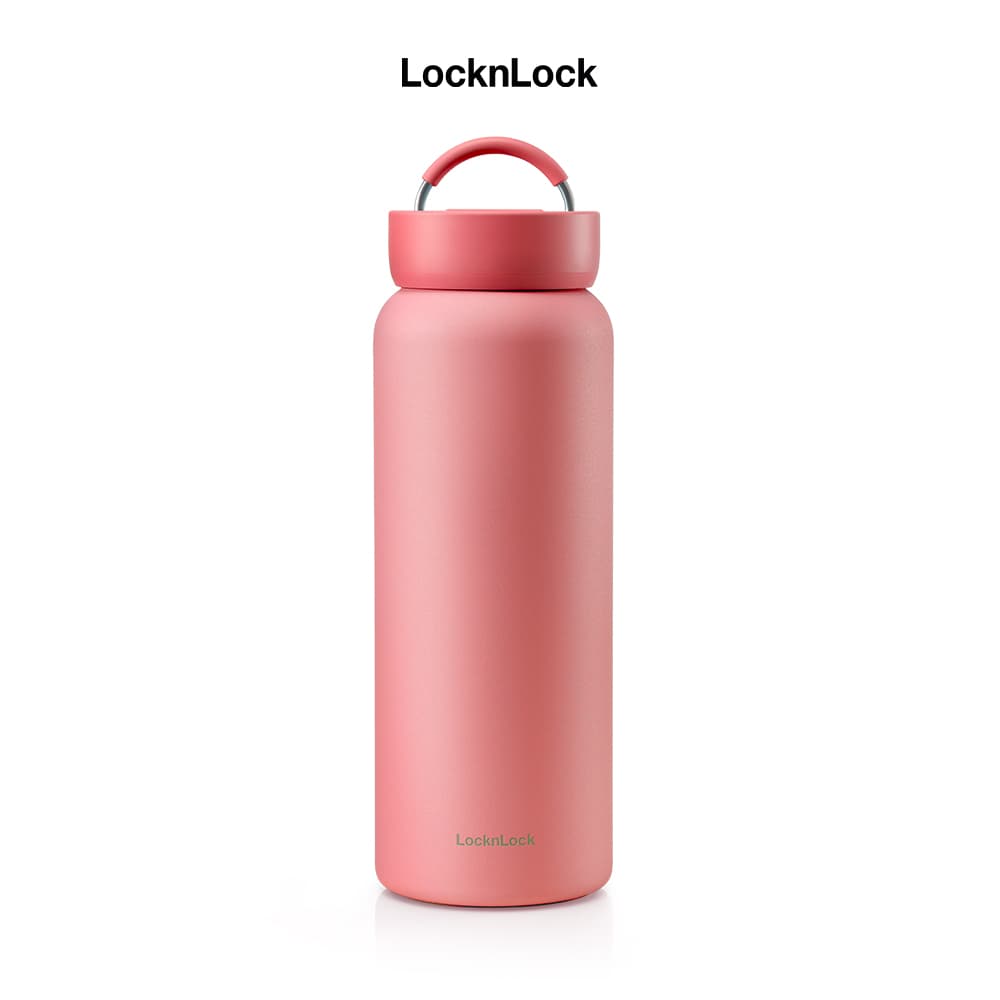 Bình giữ nhiệt bằng thép không gỉ LocknLock Jumbo Tumbler LHC4300YRED 900ML Màu coral
