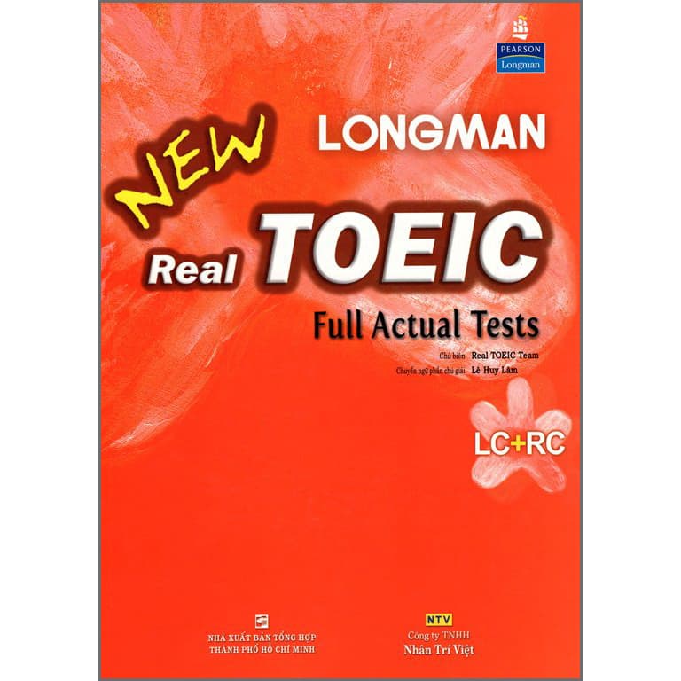 Sách Longman Real TOEIC Full Actual Tests Kèm CD
